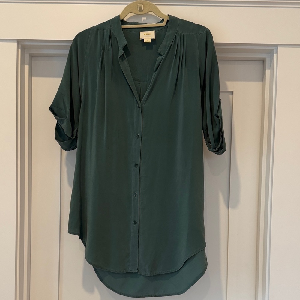Vince Women's Deep Green Blouse